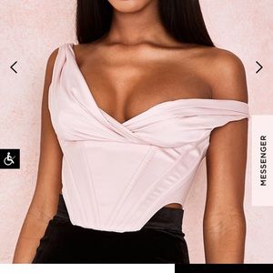 NWT House of CB Corset Top